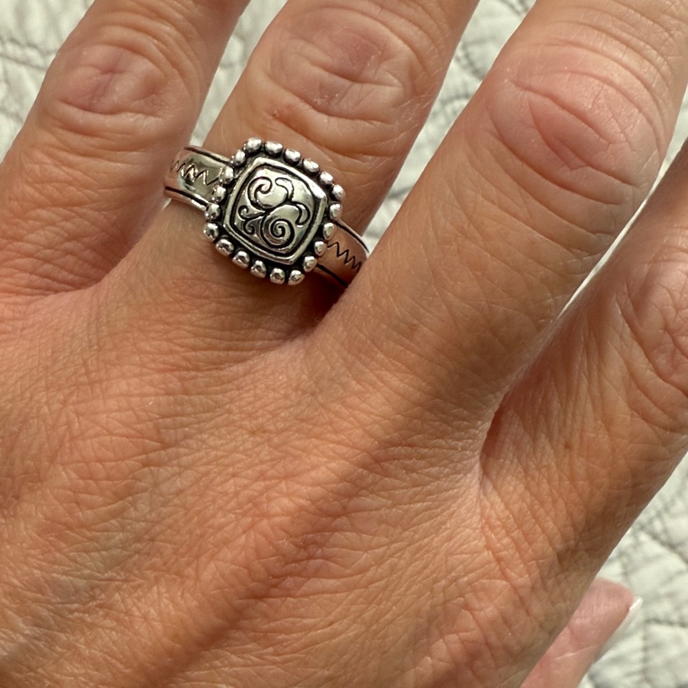 Retired Brighton Butterfly Ring 925 Sterling Silver